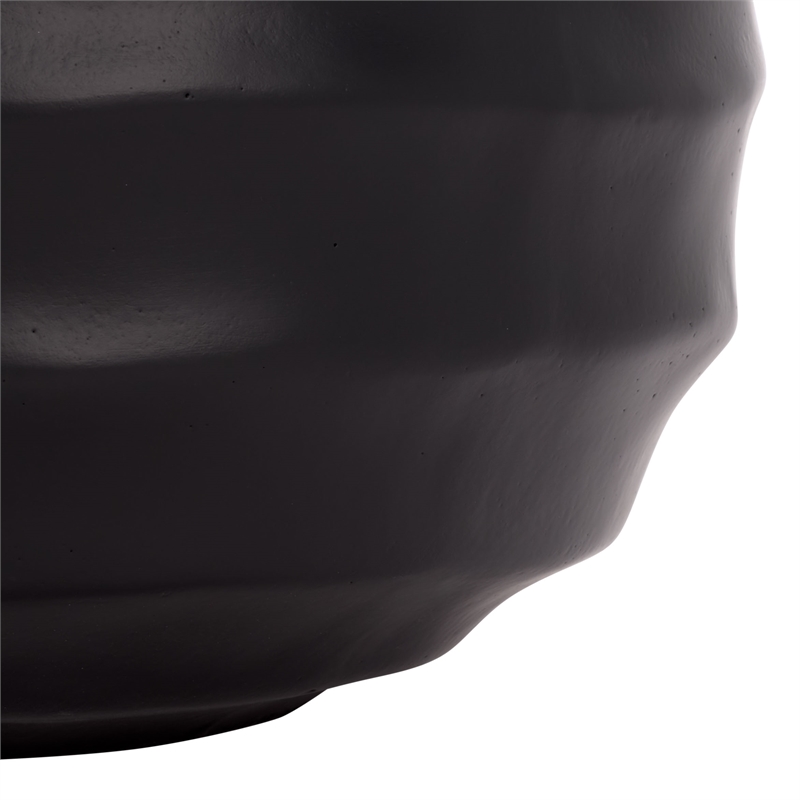 Safavieh Marta Ficonstone Planter Pot  in Black