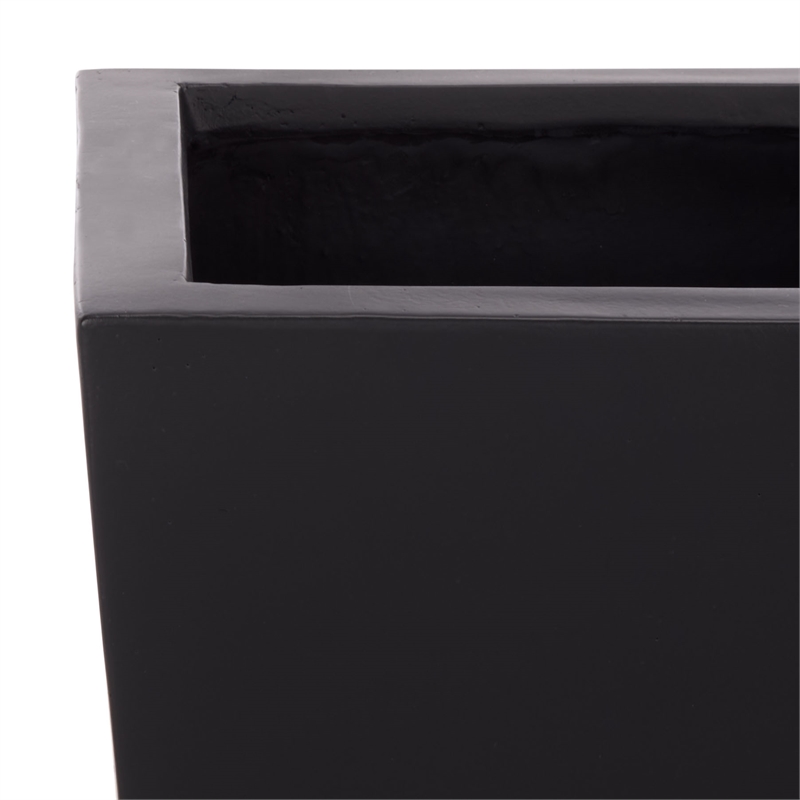 Safavieh Paloma Ficonstone Planter in Black