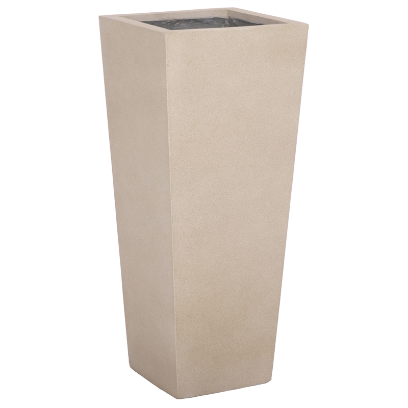 Safavieh Paloma Ficonstone Planter  in Beige