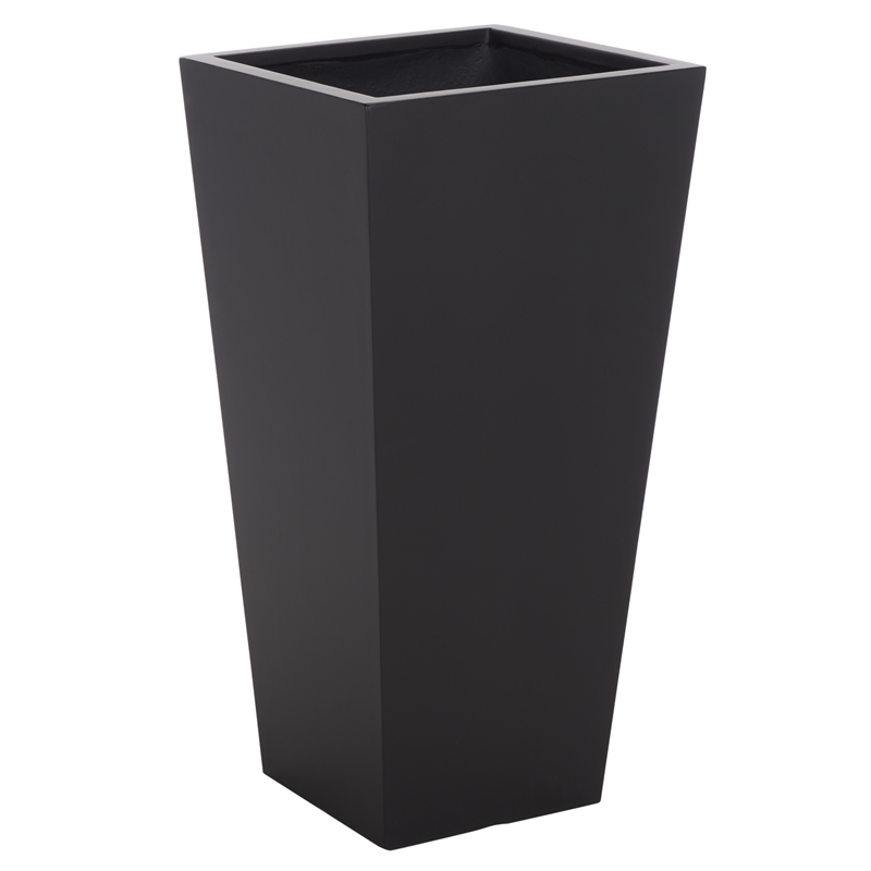 Safavieh Paloma Large Ficonstone Planter in Black