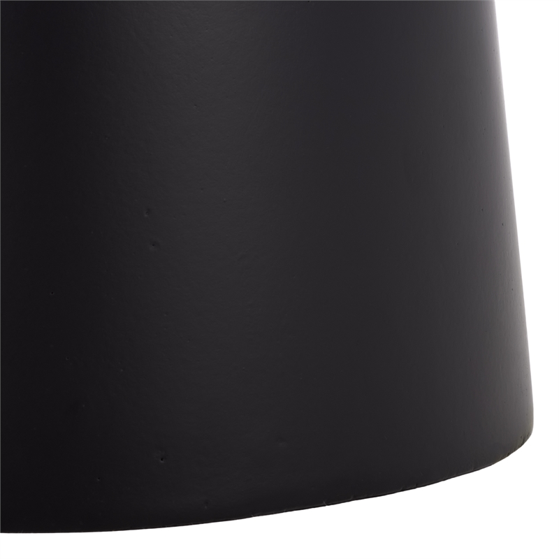 Safavieh Olivia Pedestal Ficonstone Planter in Black
