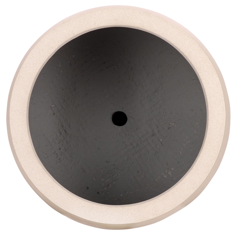 Safavieh Olivia Pedestal Ficonstone Planter  in Beige