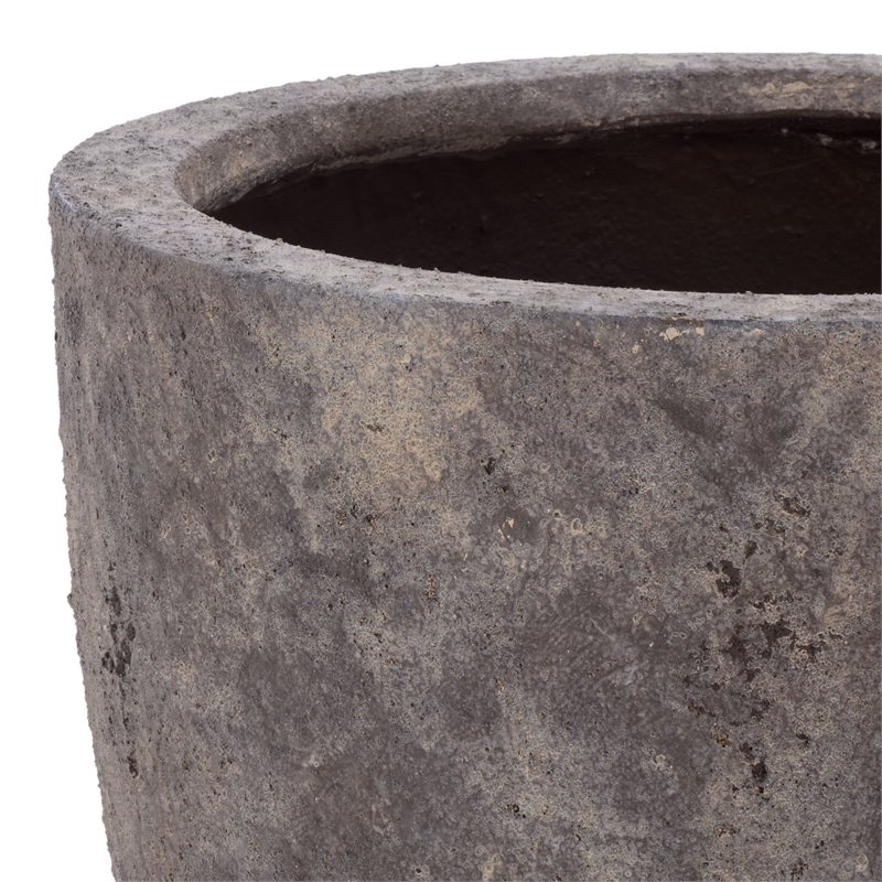 Safavieh Ella Ficonstone Planter Pot in Brown