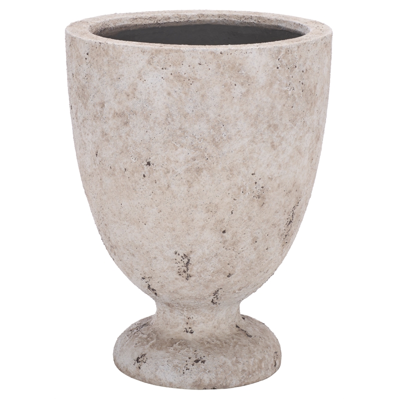 Safavieh Ella Ficonstone Planter Pot in White
