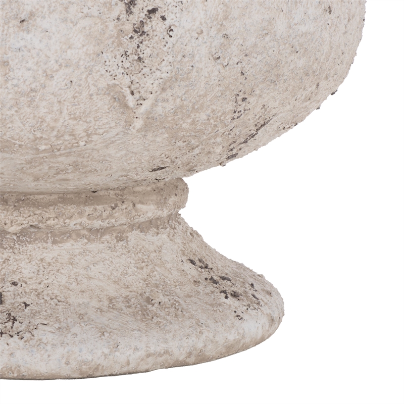 Safavieh Stark Ficonstone Planter Pot  in White