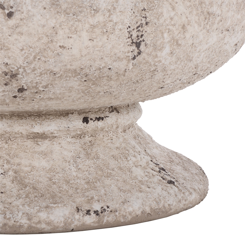 Safavieh Stark Large Ficonstone Planter Pot  in White