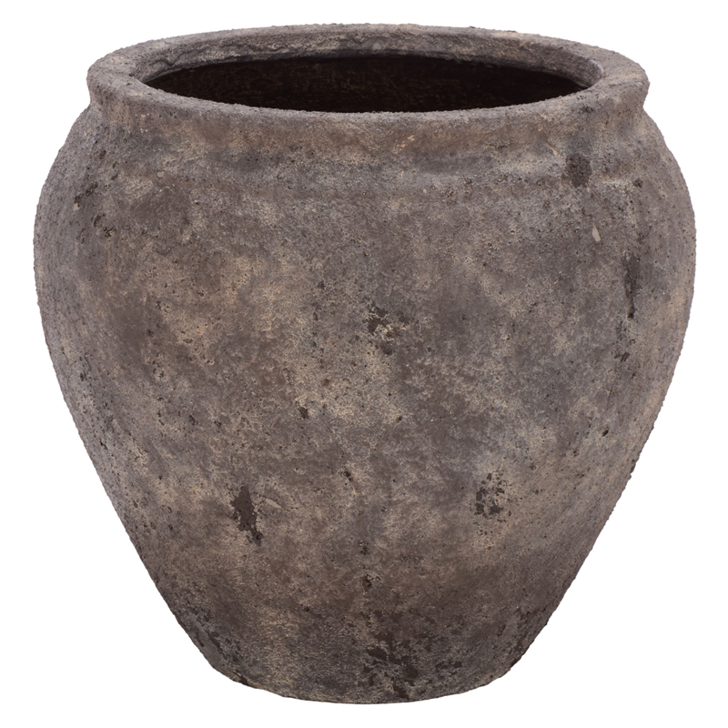 Safavieh Ramsey Ficonstone Planter Pot  in Brown