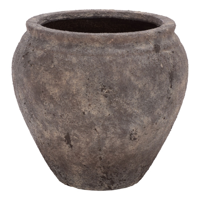 Safavieh Ramsey Ficonstone Planter Pot  in Brown