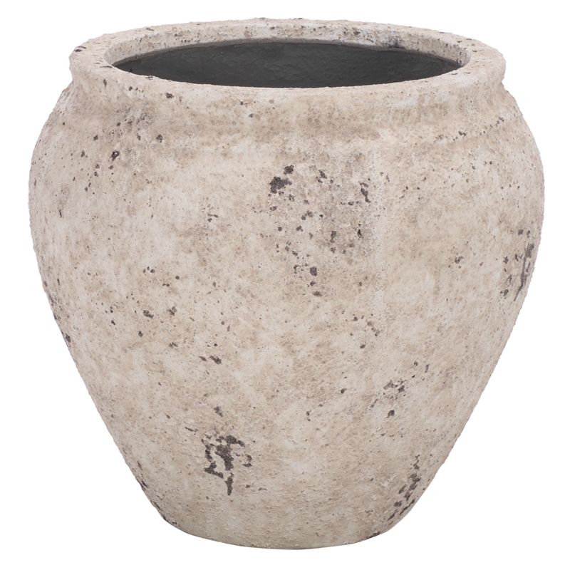 Safavieh Ramsey Ficonstone Planter Pot in White