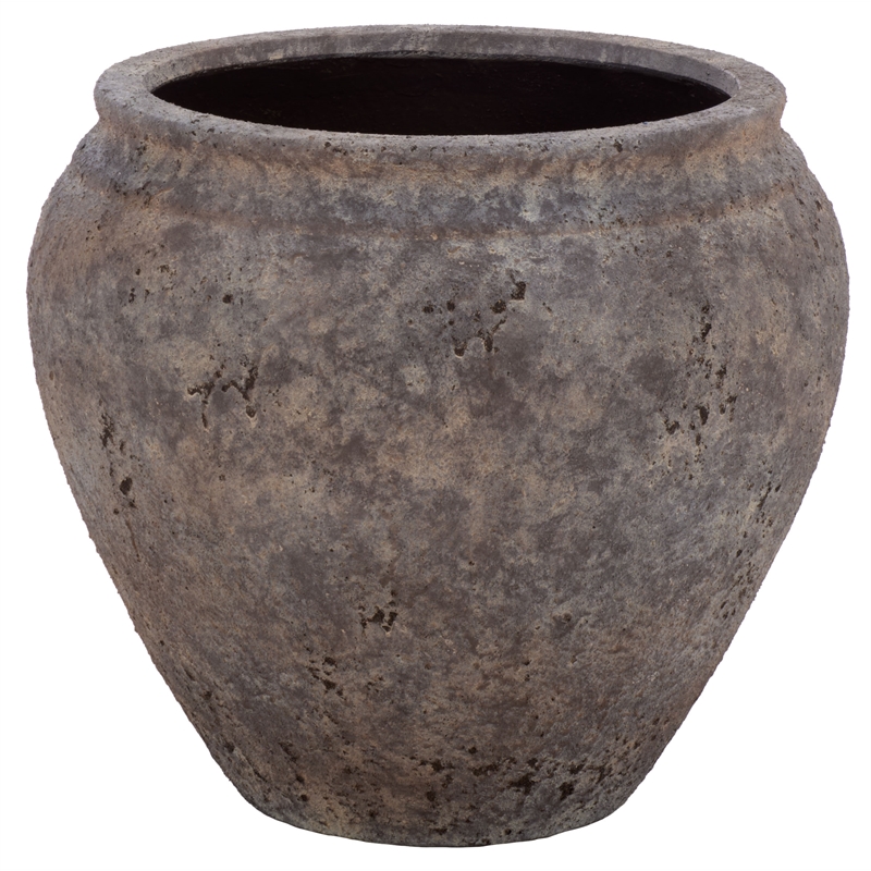 Safavieh Ramsey Large Ficonstone Planter Pot in Brown