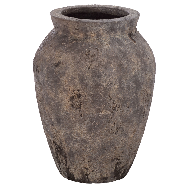 Safavieh Bolton Ficonstone Planter Pot  in Brown