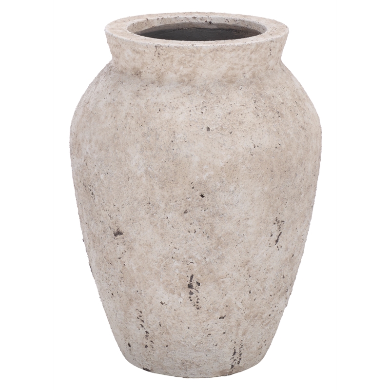 Safavieh Bolton Ficonstone Planter Pot  in White