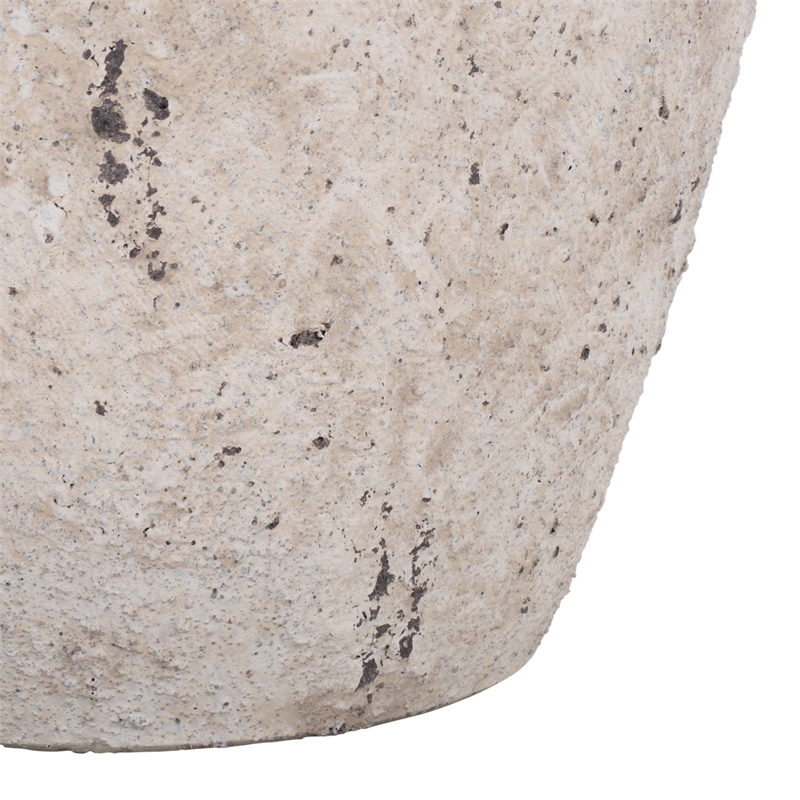 Safavieh Bolton Ficonstone Planter Pot  in White