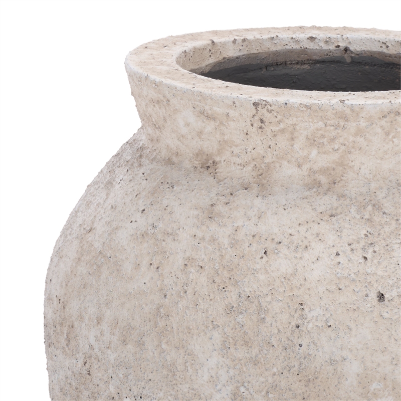 Safavieh Bolton Ficonstone Planter Pot  in White