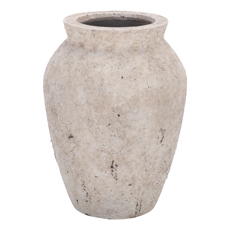 Safavieh Bolton Ficonstone Planter Pot  in White