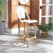 Safavieh Ford Aluminum Barstool in White
