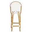 Safavieh Ford Aluminum Barstool in White