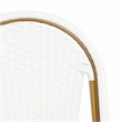 Safavieh Ford Aluminum Barstool in White