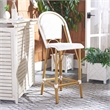 Safavieh Ford Aluminum Barstool in White