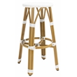 Safavieh Kelsey Aluminum Counter Stool  in White