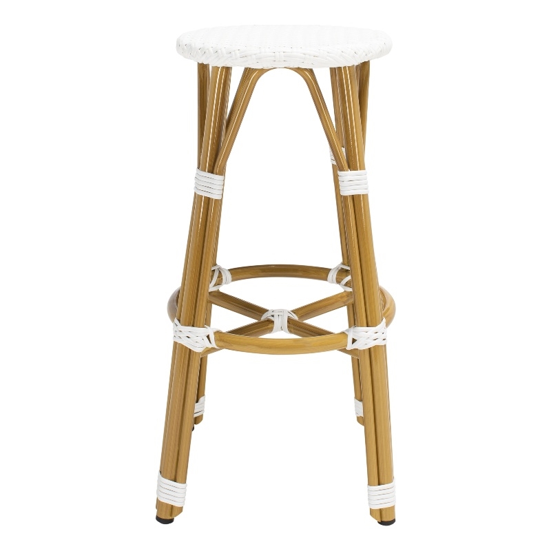 Safavieh Kelsey Aluminum Counter Stool  in White
