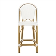 Safavieh Gresley Aluminum Counter Stool in White
