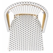 Safavieh Zaid Aluminum  Barstool in Gray / White