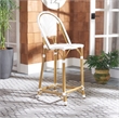 Safavieh Zaid Aluminum Barstool in White