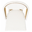 Safavieh Zaid Aluminum Barstool in White