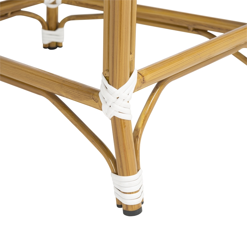 Safavieh Zaid Aluminum Barstool in White