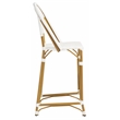 Safavieh Zaid Aluminum Barstool in White