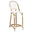 Safavieh Zaid Aluminum Barstool in White