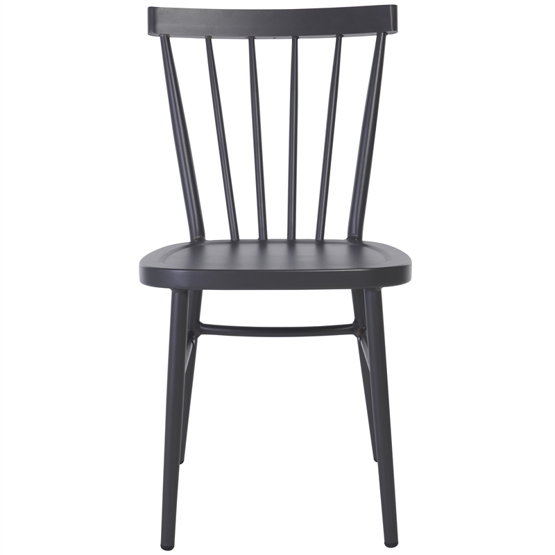 Safavieh Core Aluminum Spindle Chair Set of 2  in Gray
