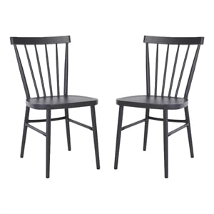 Safavieh Core Aluminum Spindle Chair Set of 2  in Gray