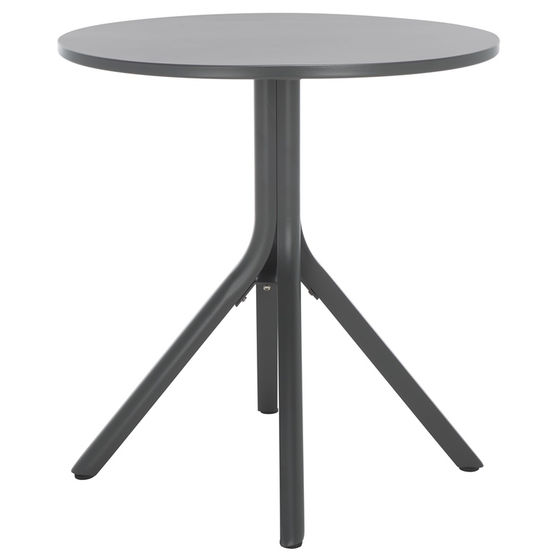 Safavieh Core Aluminum Bistro Table in Gray
