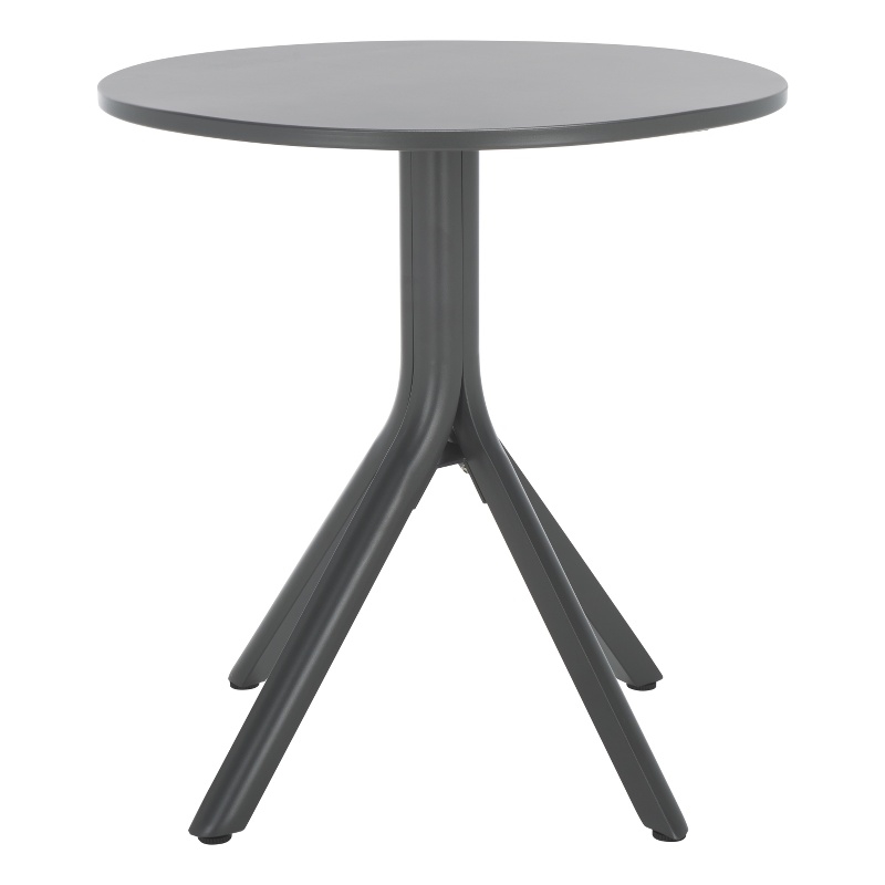 Safavieh Core Aluminum Bistro Table in Gray