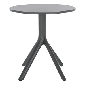 Safavieh Core Aluminum Bistro Table in Gray