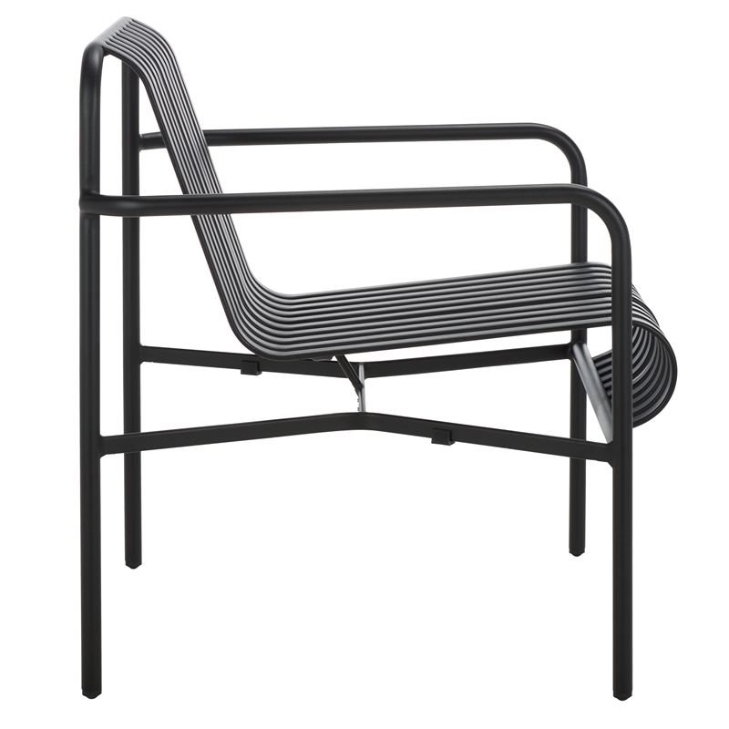 Safavieh Core Aluminum Armchair in Black