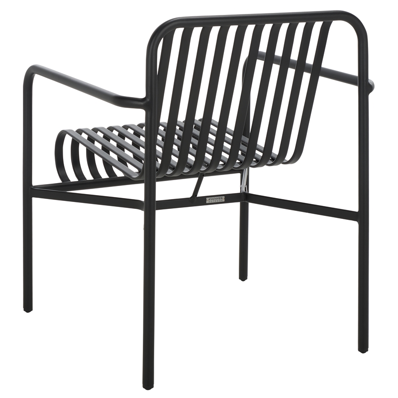 Safavieh Core Aluminum Armchair in Black