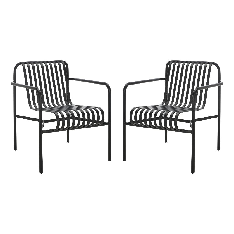 Safavieh Core Aluminum Armchair in Black