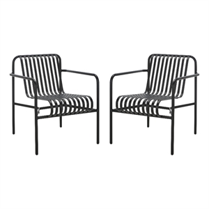 Safavieh Core Aluminum Armchair in Black
