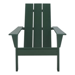 Safavieh All Weather Adirondack Chair in Green