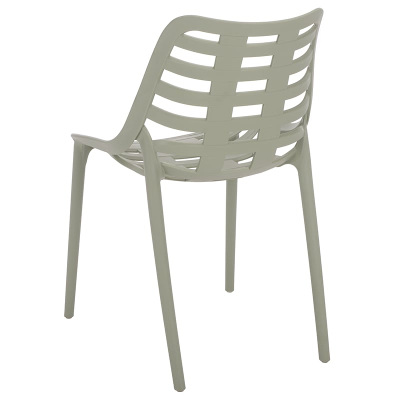 Safavieh Fufa Plastic Dining Chair Set of 2  in Green