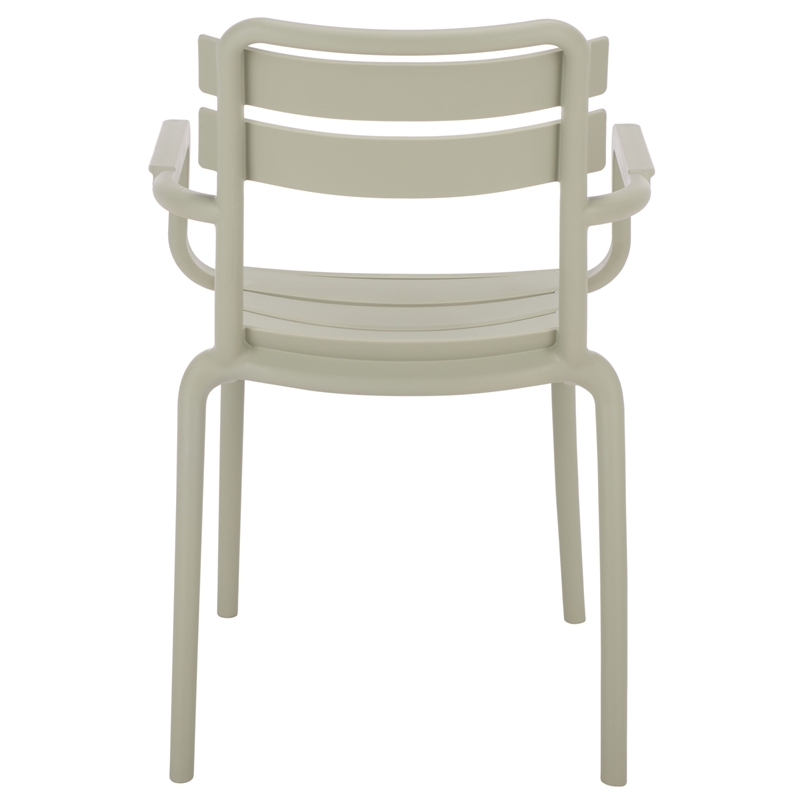 Safavieh Sarah Plastic Dining Armchair Set of 2  in Green