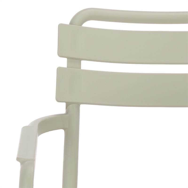 Safavieh Sarah Plastic Dining Armchair Set of 2  in Green