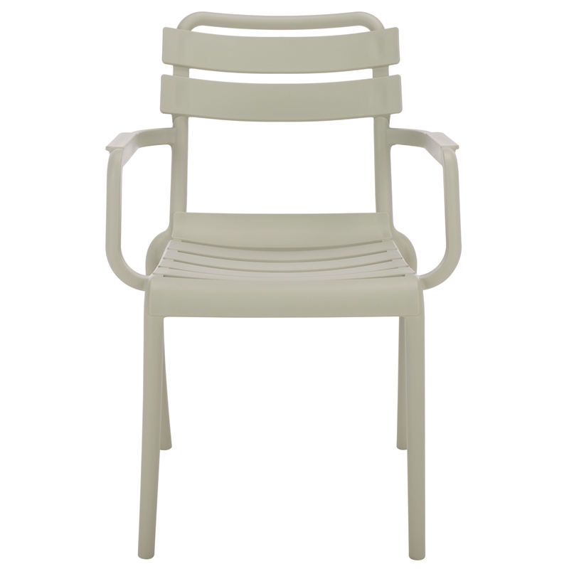 Safavieh Sarah Plastic Dining Armchair Set of 2  in Green