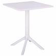 Safavieh Stella Square Plastic Bistro Table  in White