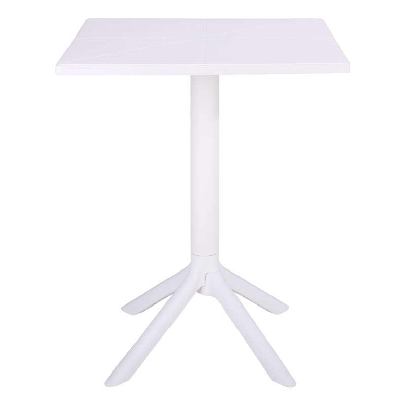Safavieh Stella Square Plastic Bistro Table  in White