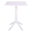 Safavieh Stella Square Plastic Bistro Table  in White