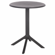 Safavieh Stella Round Plastic Bistro Table in Black